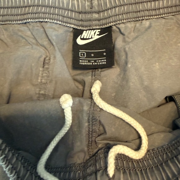 Nike Charcoal Elastic Waist Shorts - Picture 2 of 3
